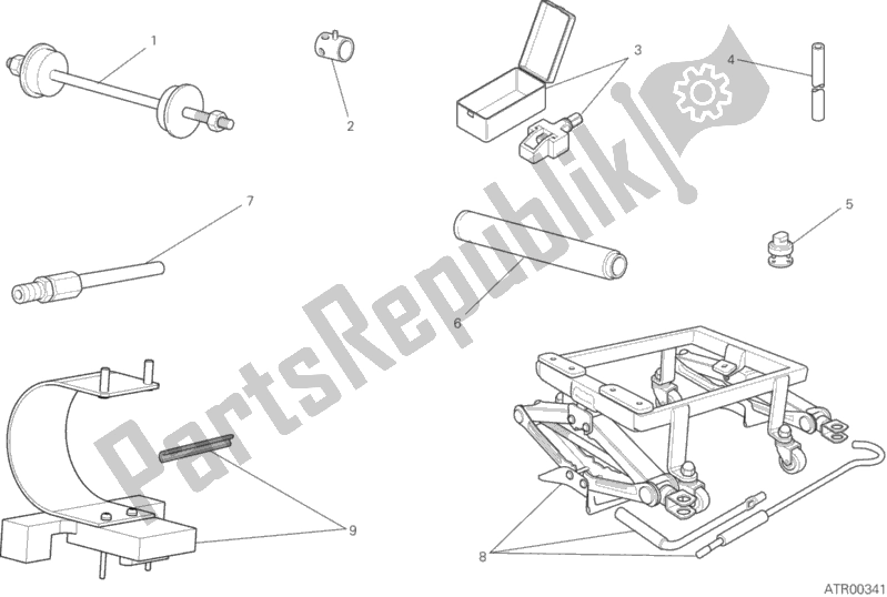 Toutes les pièces pour le Outils De Service D'atelier, Châssis du Ducati Scrambler 1100 Sport Thailand 2020 Toutes les pièces pour le Outils De Service D'atelier, Châssis du Ducati Scrambler 1100 Sport Thailand 2020